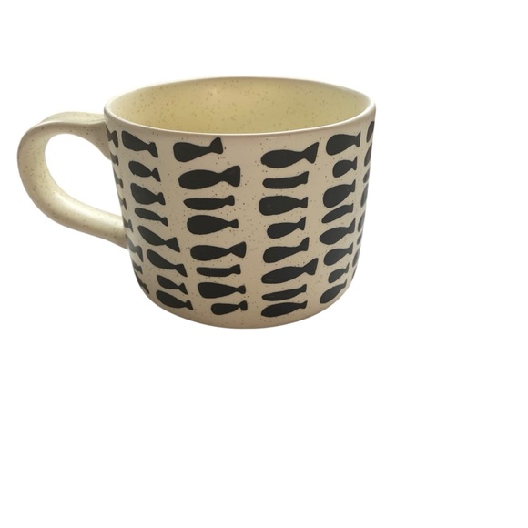 NWT Anthropologie Tetra Fish Hand Painted Mugs, Set of 4 - Picture 1 of 4
